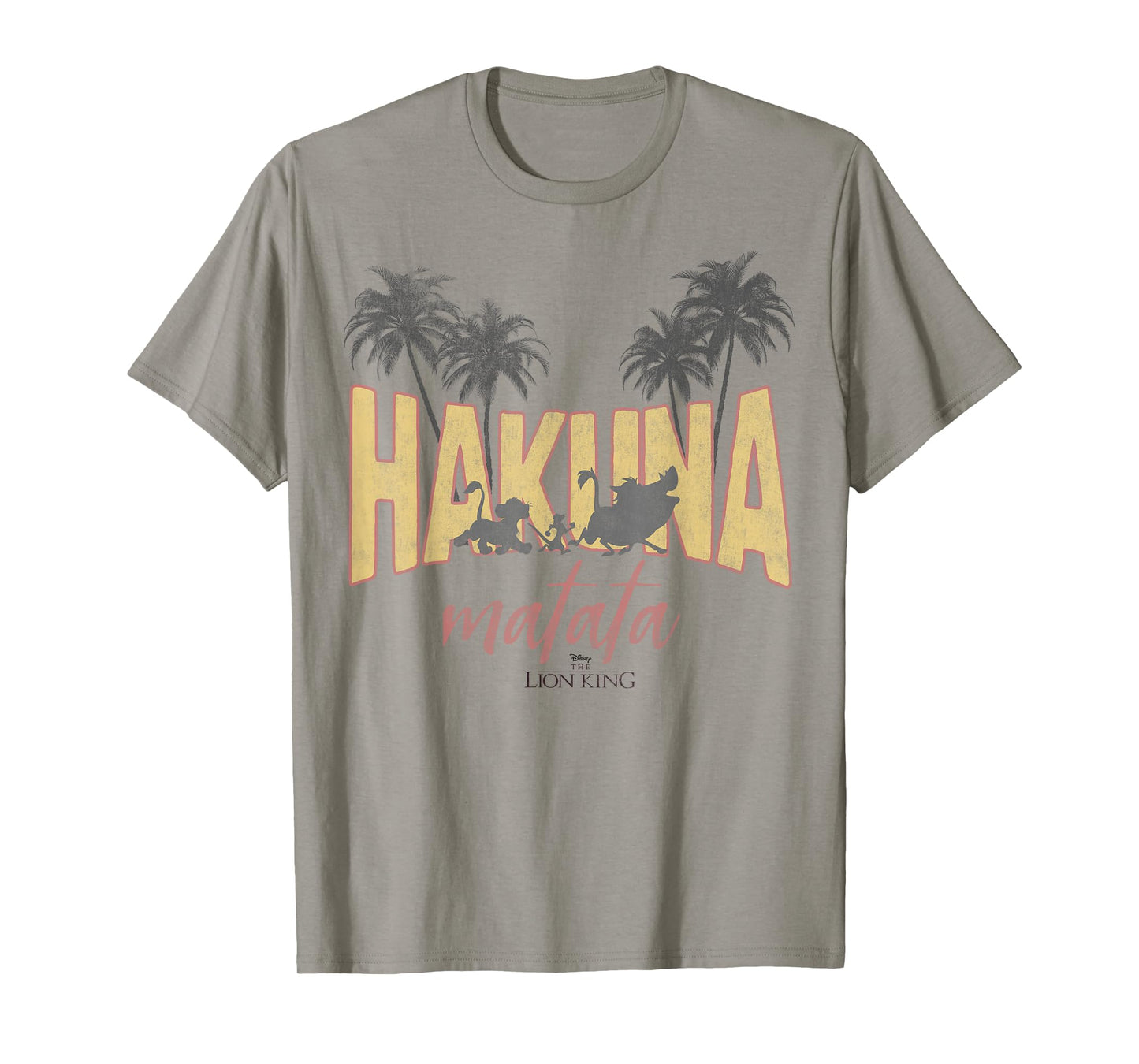 Disney Lion King Vintage Hakuna Matata Logo Graphic T-Shirt T-Shirt