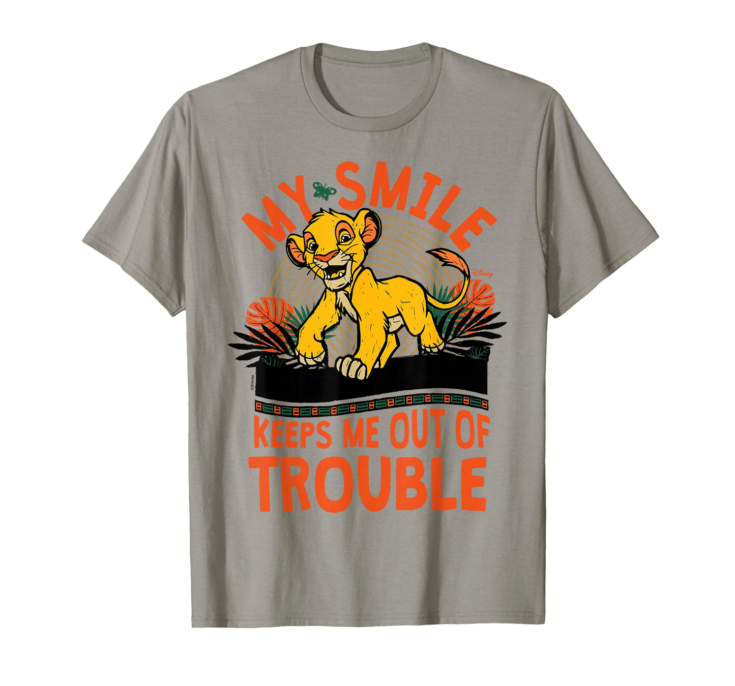 The Lion King - Simba My Smile Keeps Me Out Of Trouble T-Shirt