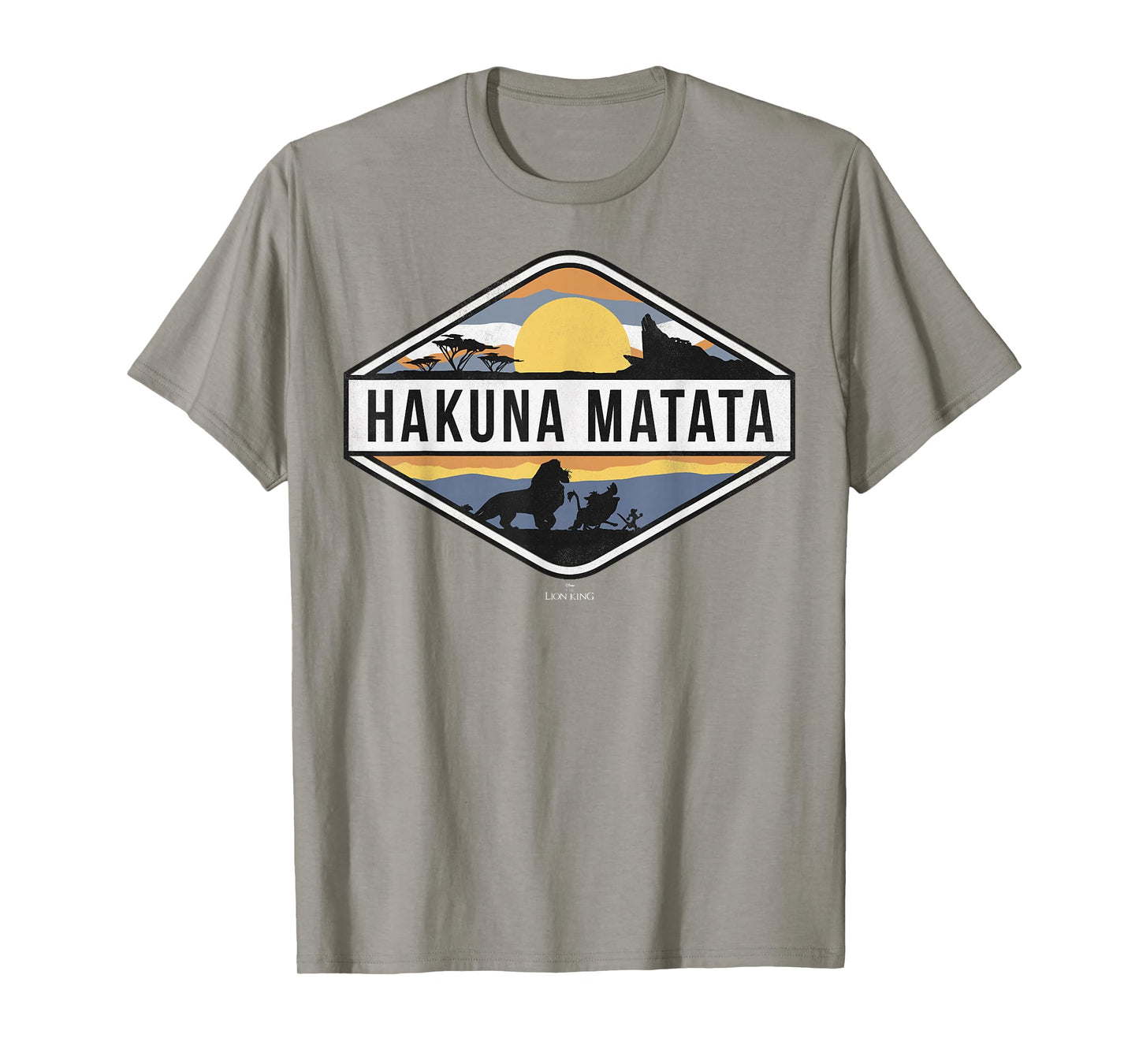Disney Lion King Hakuna Matata Sunset Graphic T-Shirt T-Shirt
