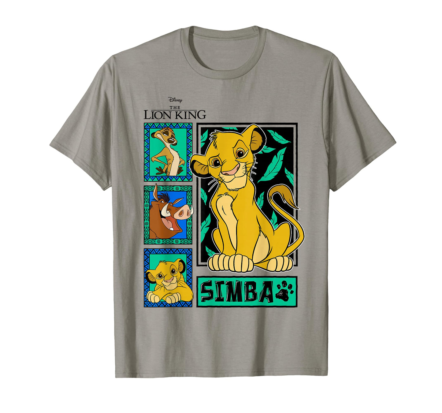 Disney The Lion King Simba Jungle Panels T-Shirt