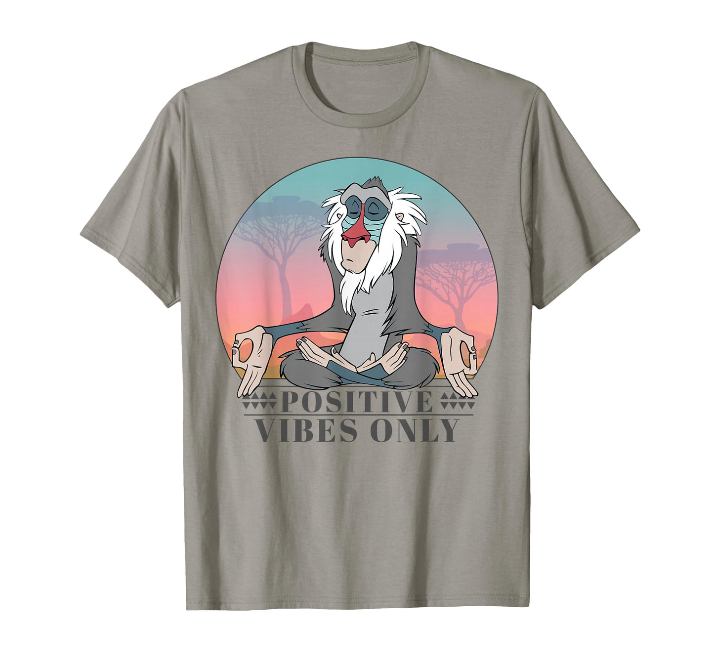 Disney The Lion King Rafiki Positive Vibes Only Vintage T-Shirt