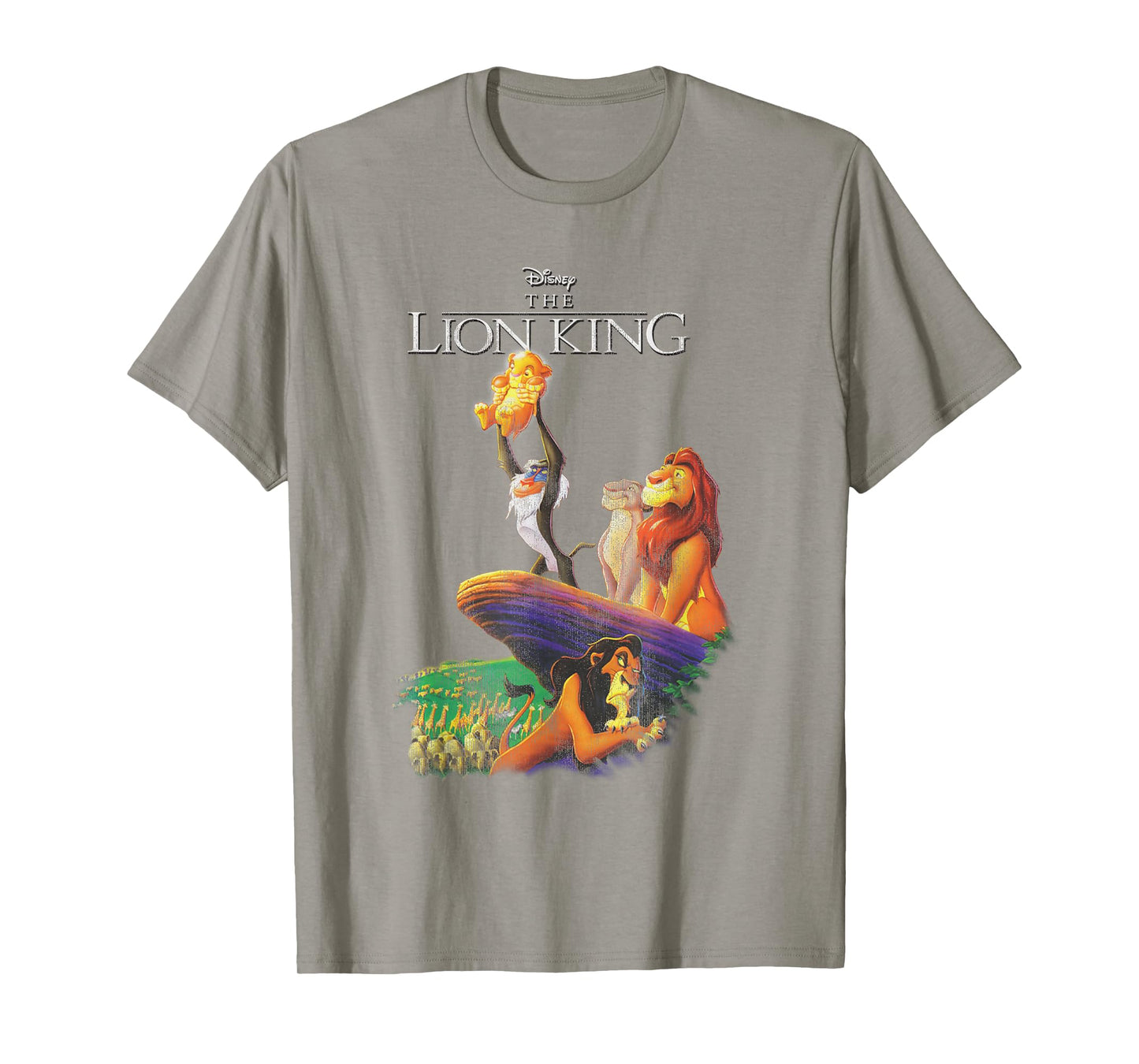 Disney The Lion King Born To Be King Epic Big Chest Portrait T-Shirt
