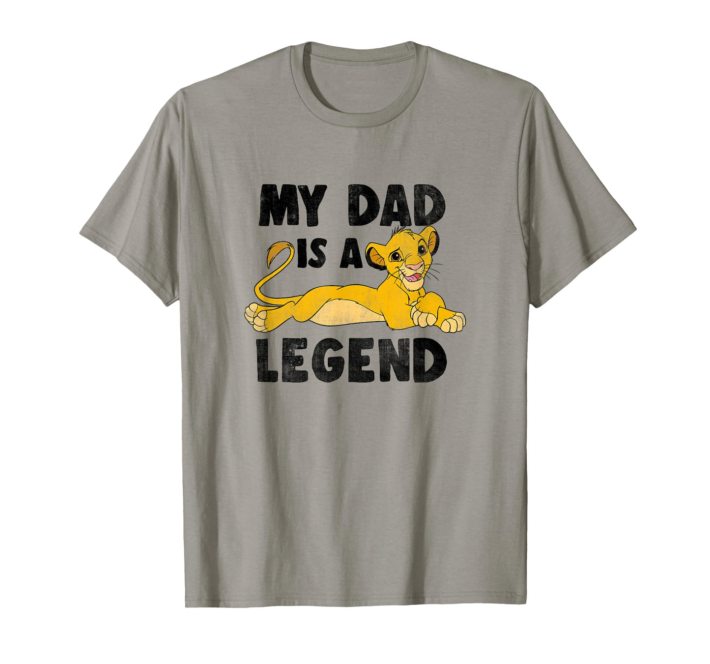 Disney The Lion King Father's Day My Dad Is A Legend Poster T-Shirt
