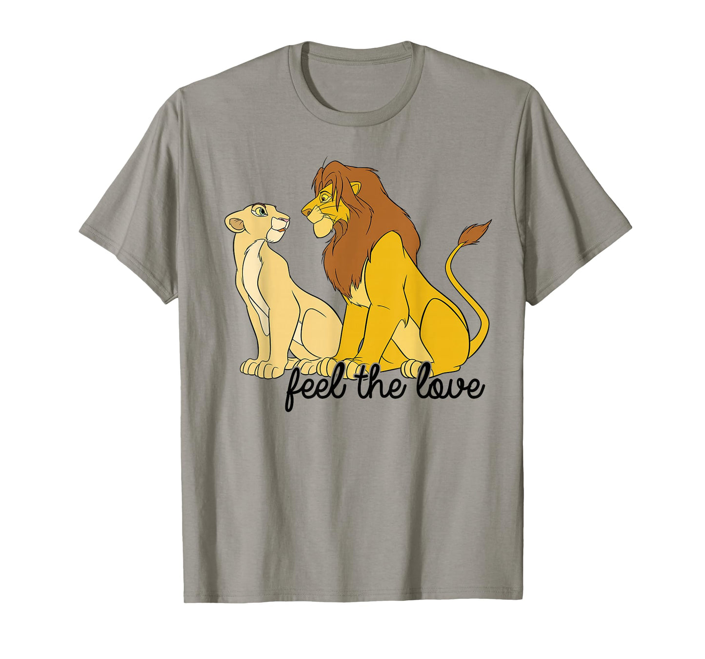 Disney The Lion King Simba & Nala Feel The Love Logo T-Shirt