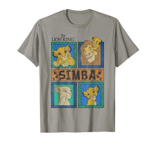Disney The Lion King Simba Family Panels T-Shirt