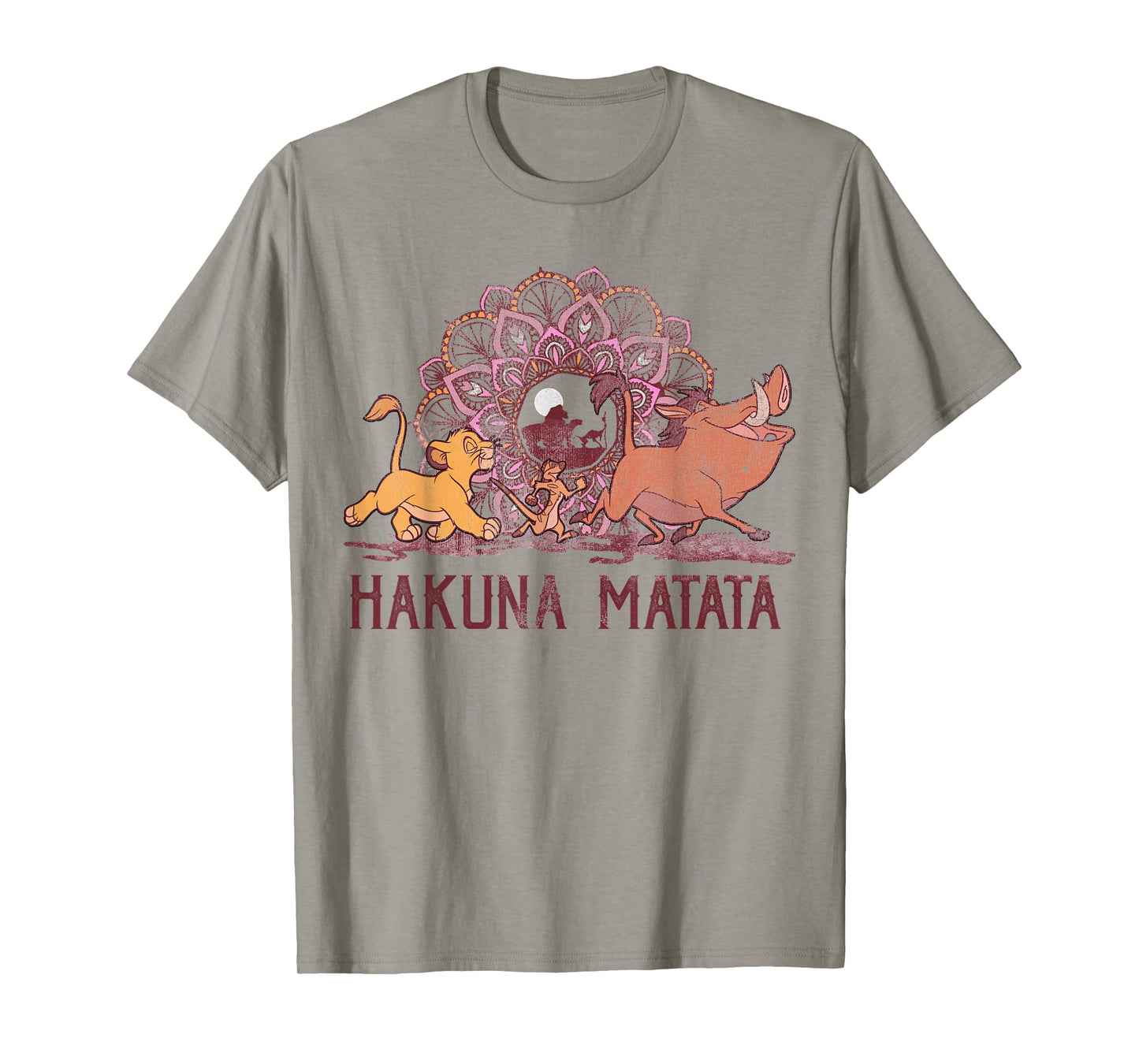 Disney Lion King Hakuna Matata Henna Group Shot Portrait T-Shirt