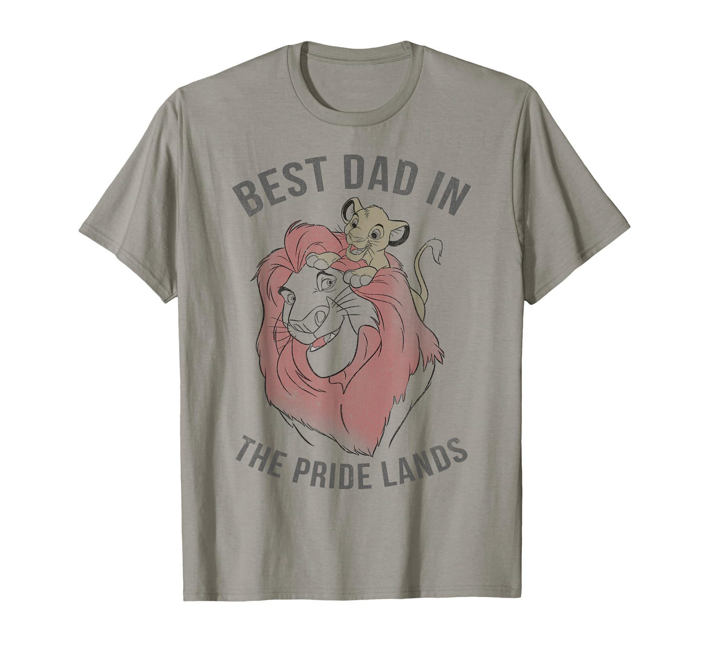 Disney The Lion King Father's Day Simba & Mufasa Best Dad T-Shirt