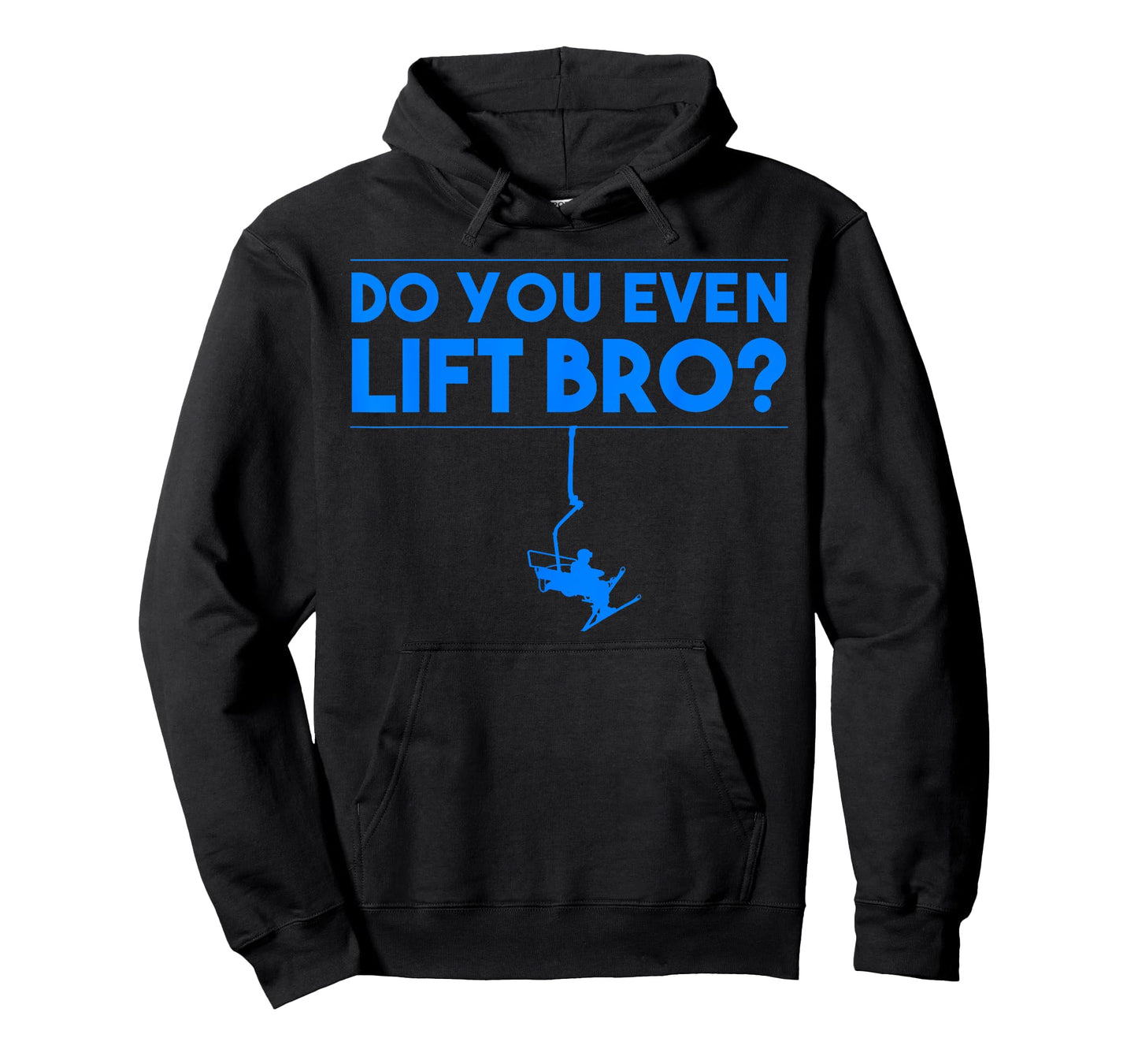 Funny Do You Even Lift Bro Gift | Cute Skiing Lover Men Boys T-Shirt