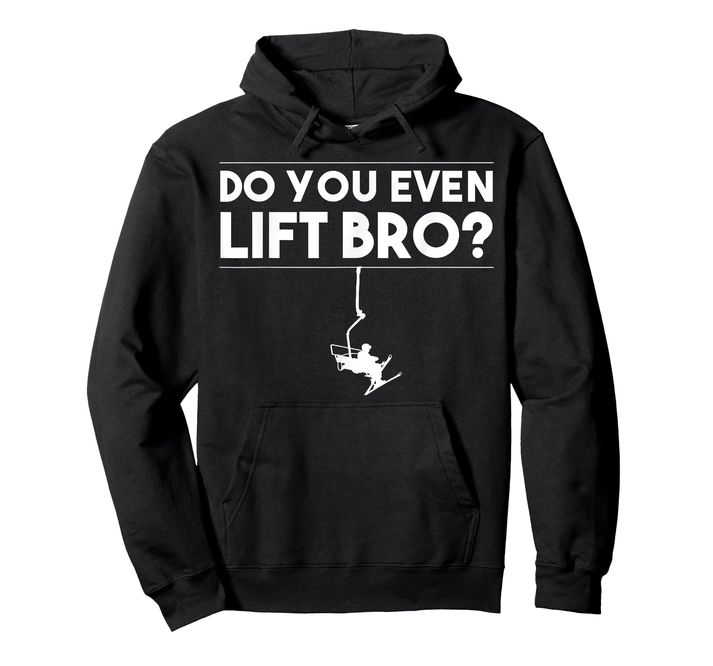 Funny Do You Even Lift Bro Gift | Cute Skiing Lover Men Boys T-Shirt