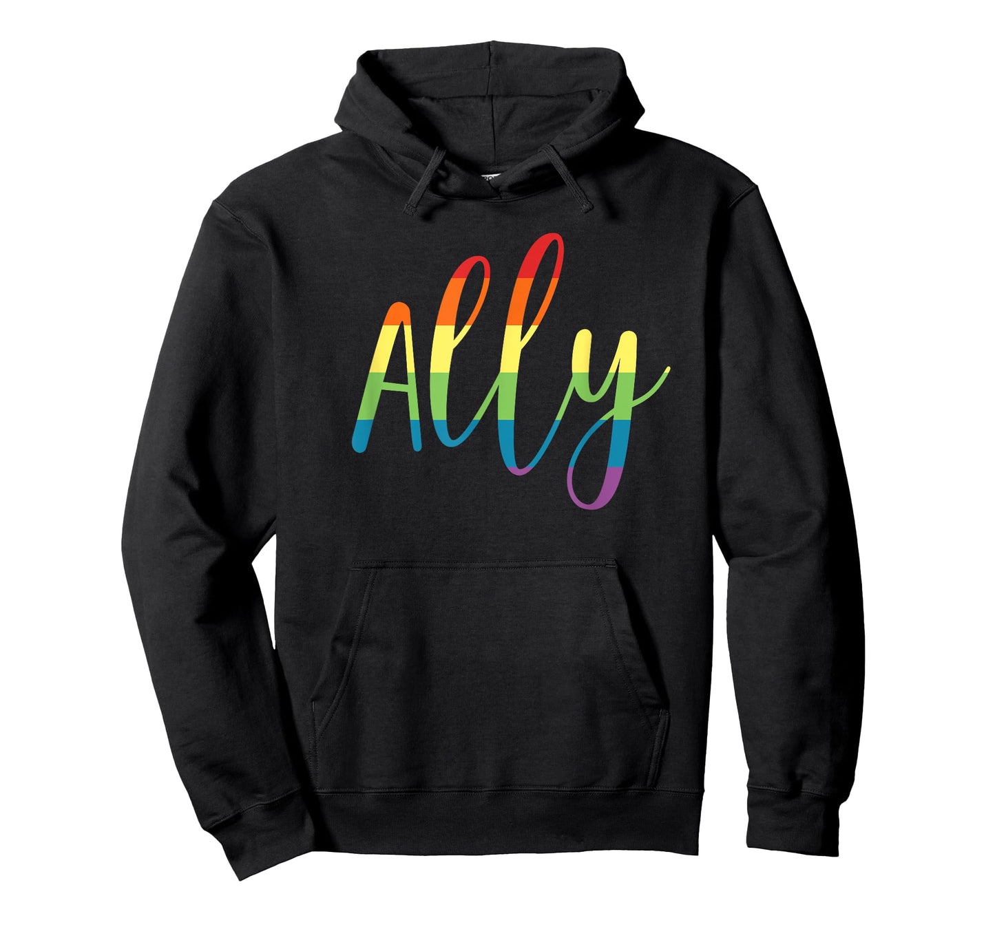 Ally Gay Lesbian Pride Support LGBTQ Equality Rainbow T-Shirt