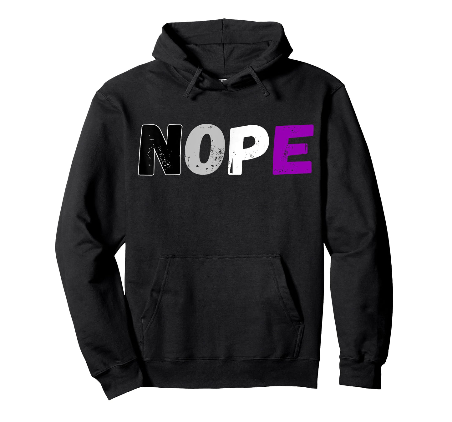 Asexual Nope Flag Ace LGBT Pride Asexuality Flag Aromantic T-Shirt