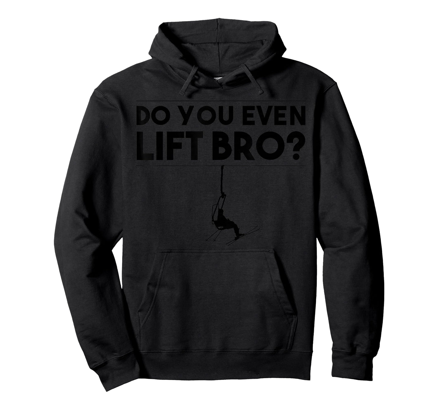Funny Do You Even Lift Bro Gift | Cute Skiing Lover Men Boys T-Shirt
