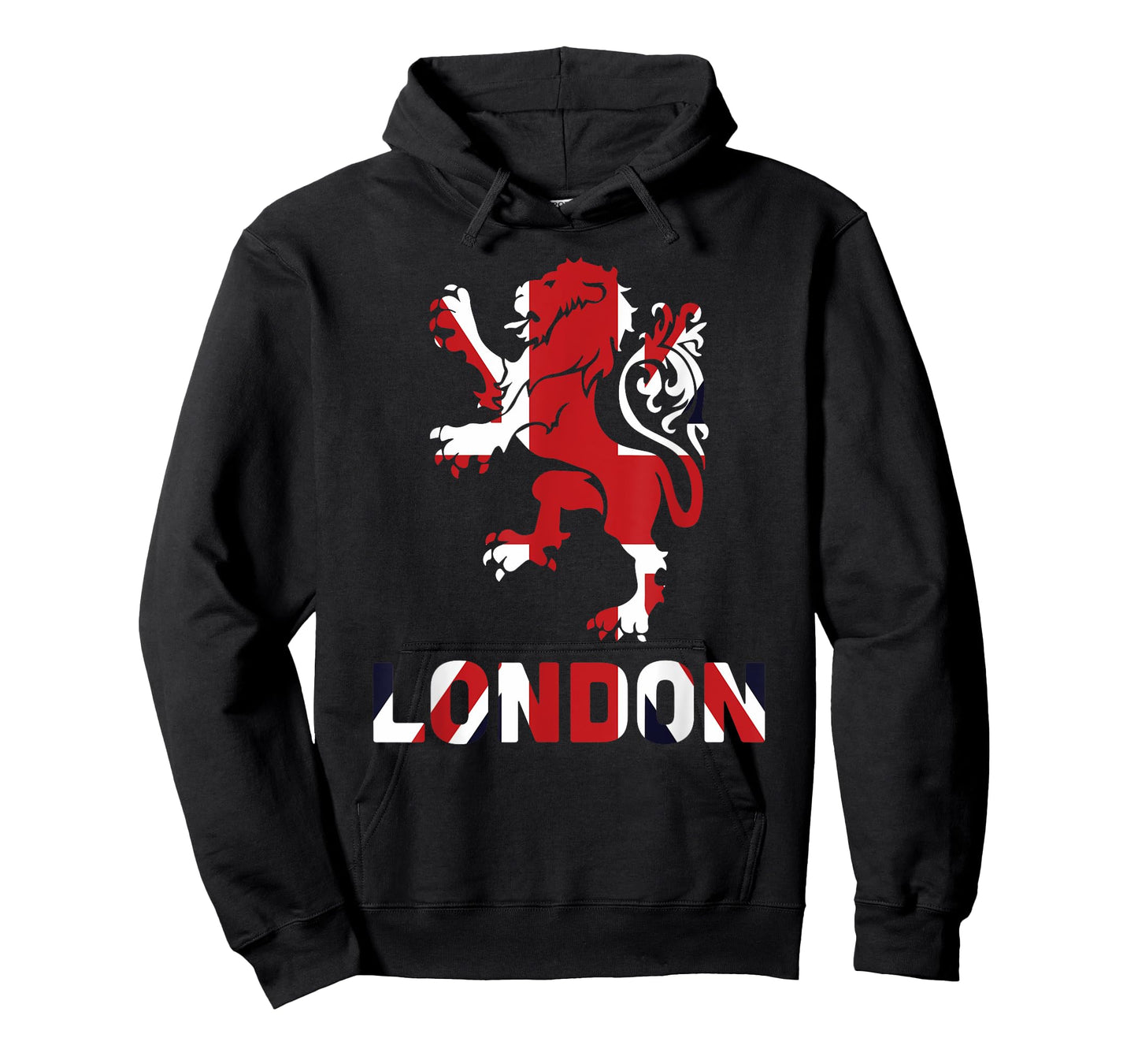 London Union Jack Lion T-Shirt United Kingdom British Tee T-Shirt