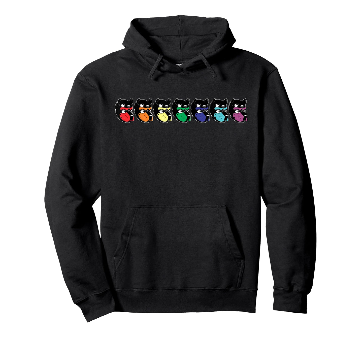 Rainbow Puppy Hood Pride T-Shirt Popular Gay Pride Month T-Shirt