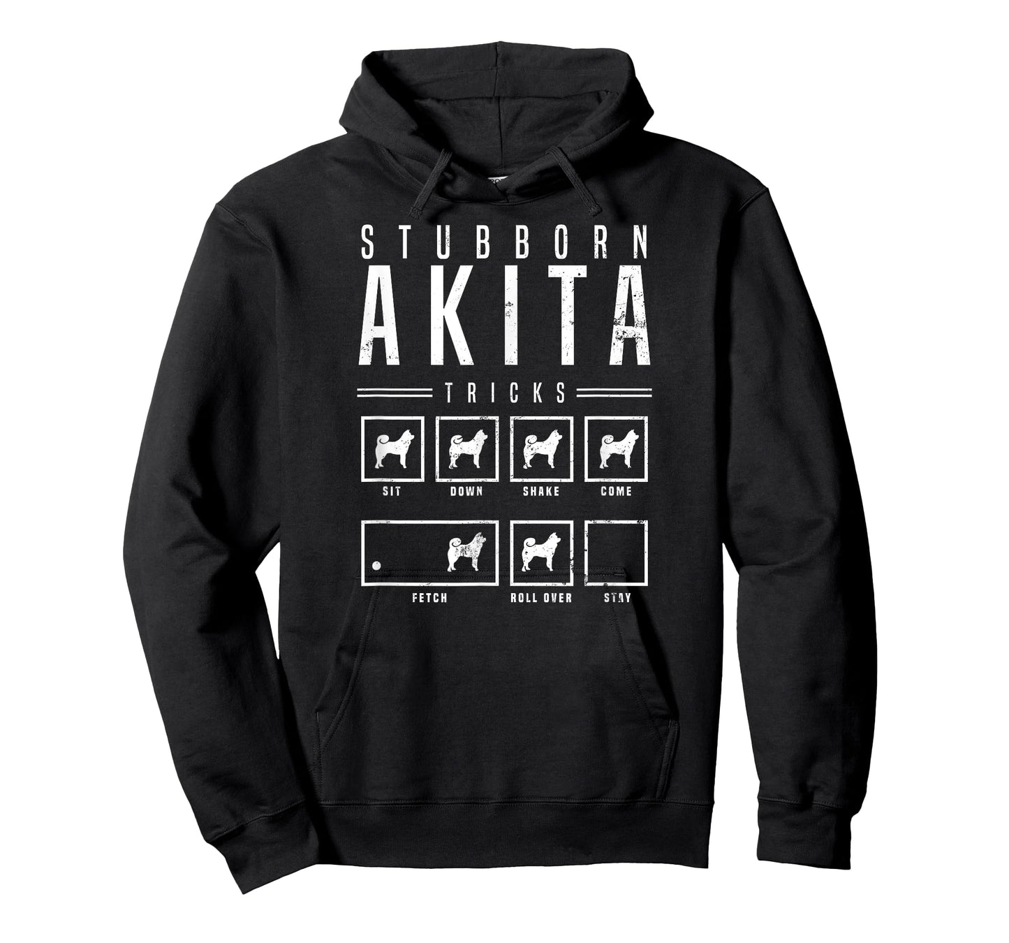 Akita T Shirt | Stubborn Akita Tricks Gift T-Shirt