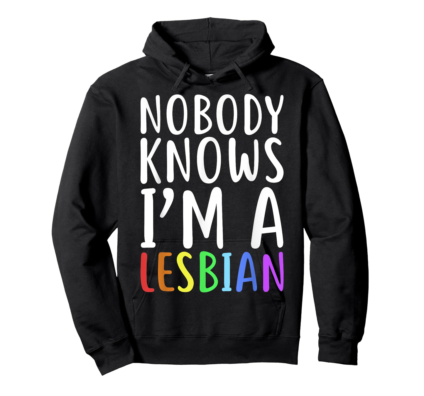 Nobody Knows I'm A Lesbian T-Shirt LGBT Pride Shirt T-Shirt