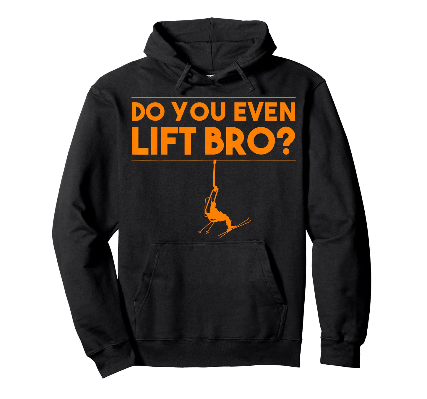 Funny Do You Even Lift Bro Gift | Cute Skiing Lover Men Boys T-Shirt