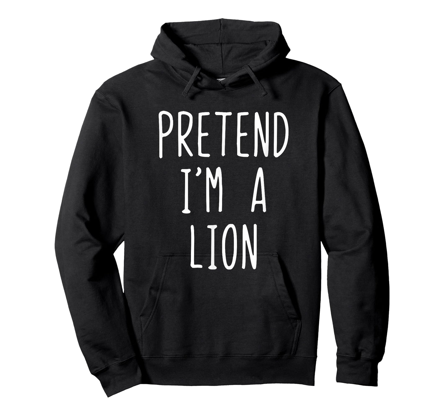 Pretend I'm A Lion Costume Halloween Funny Lazy Adult Kids T-Shirt