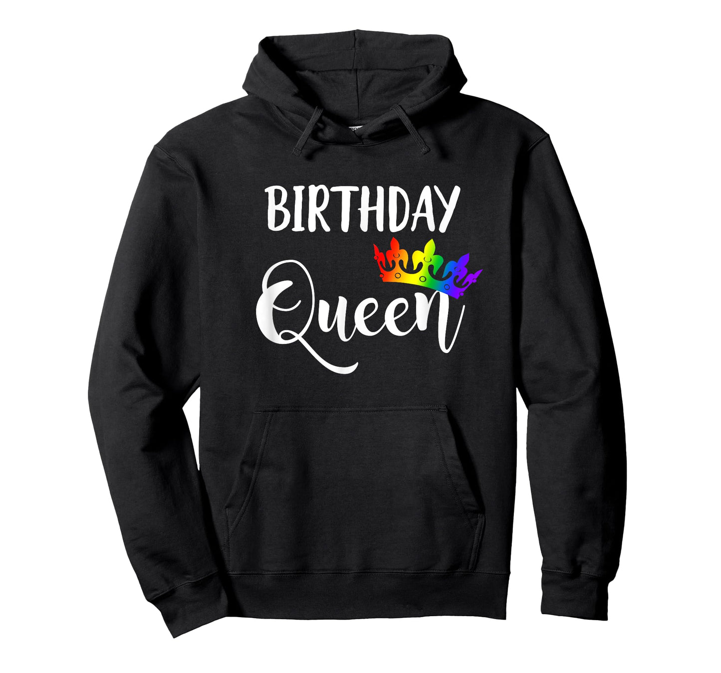 Lesbian LGBTQ Gay Birthday Queen T Shirt Rainbow Tiara T-Shirt