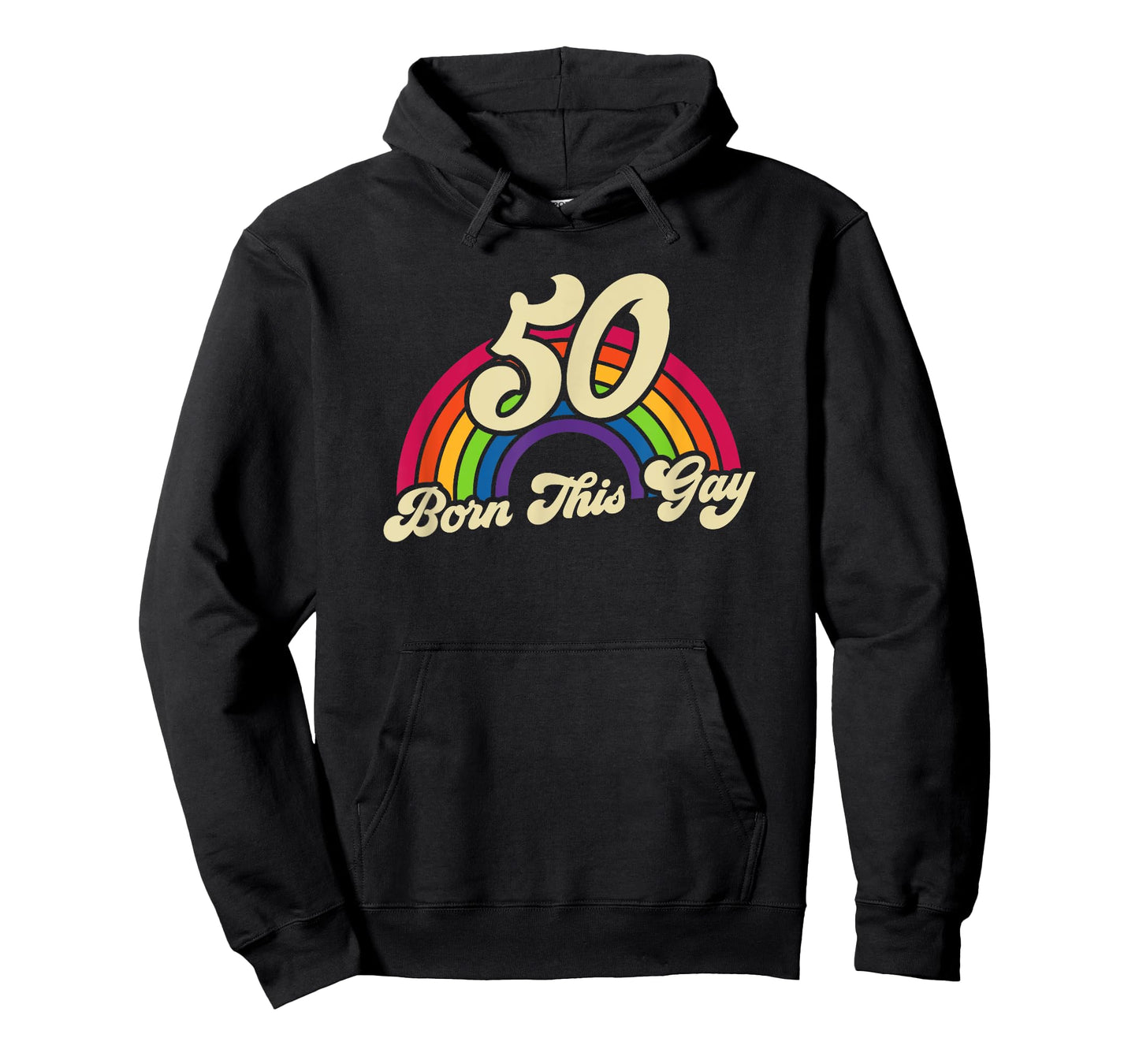 Born This Gay Rainbow 50th Birthday Gay Pride T-Shirt