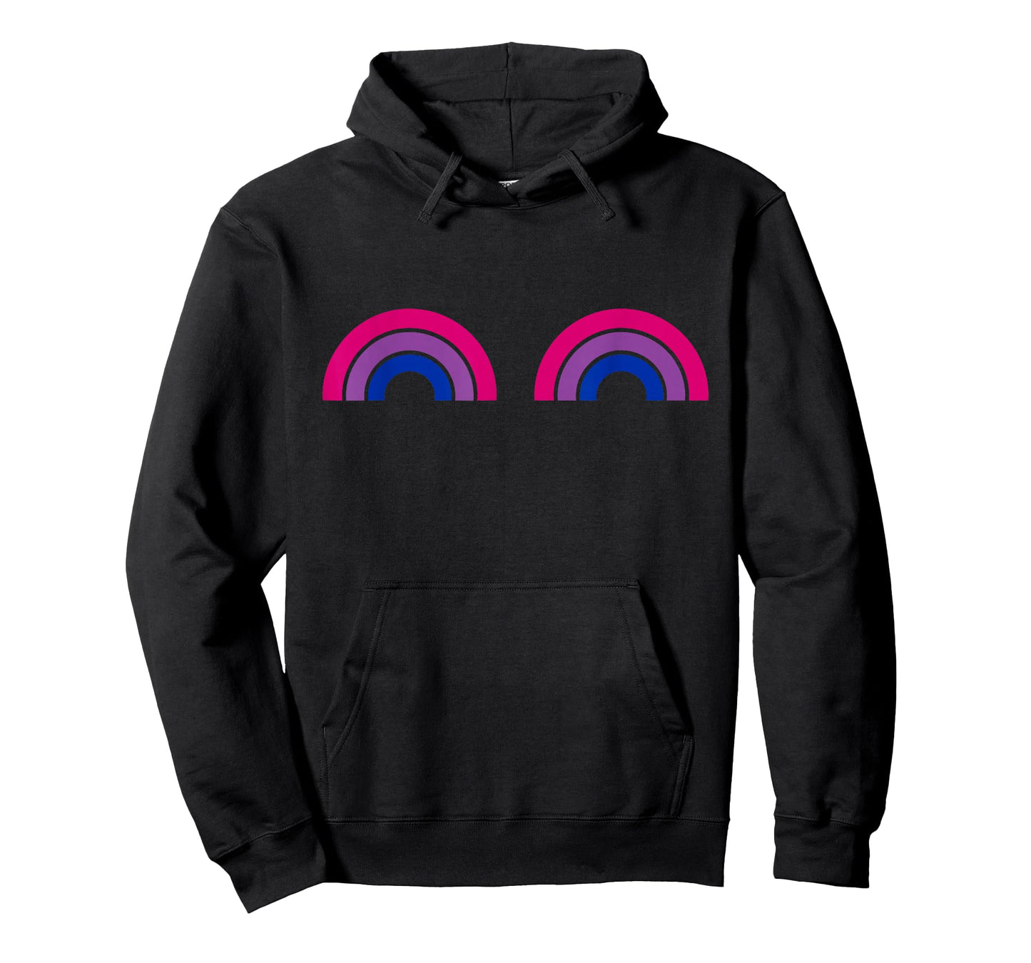 Bisexual Rainbow Boobs - Funny Bi Pride - LGBT Pride T-Shirt