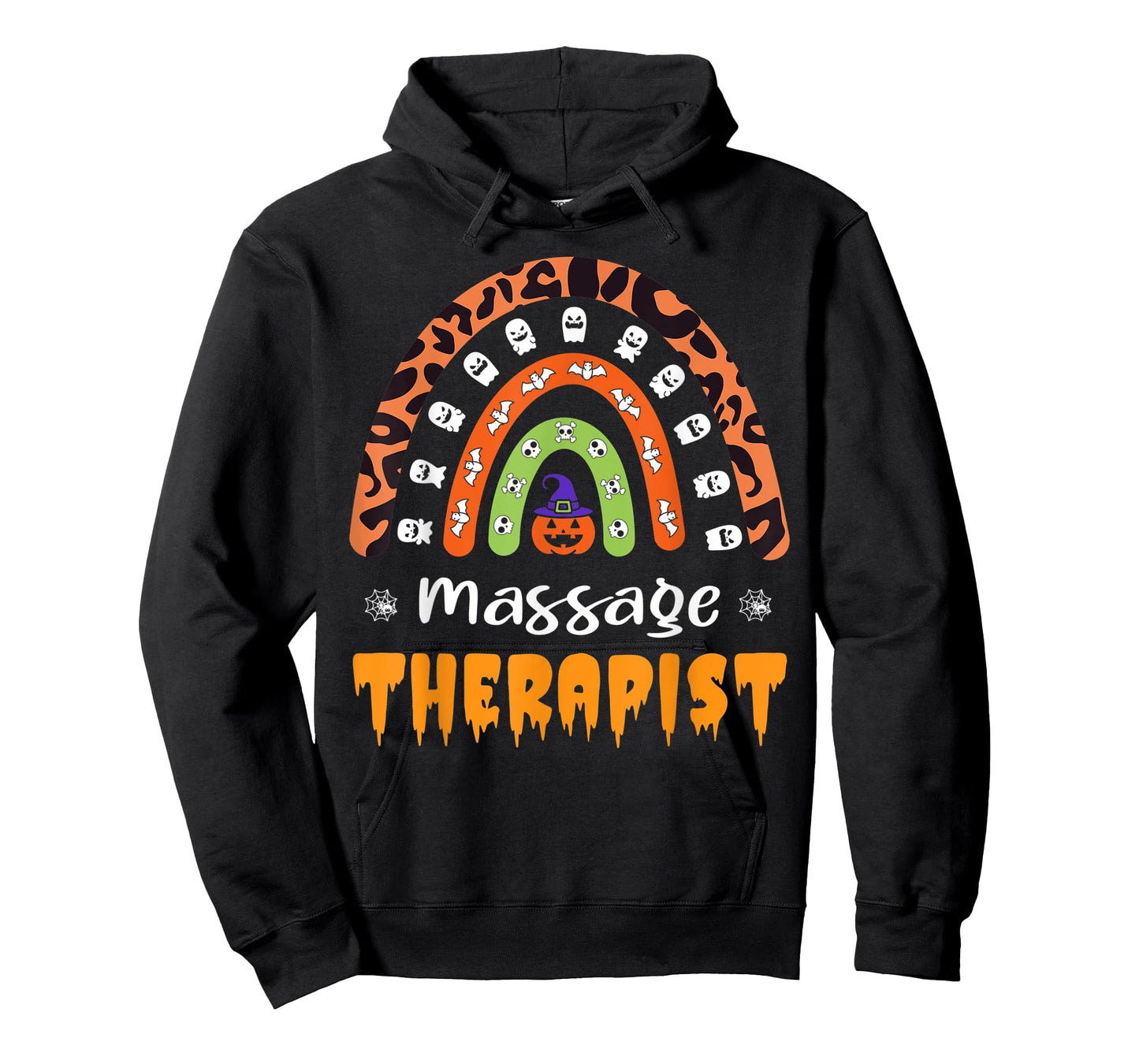 Massage Therapist Leopard Rainbow Halloween Costume T-Shirt
