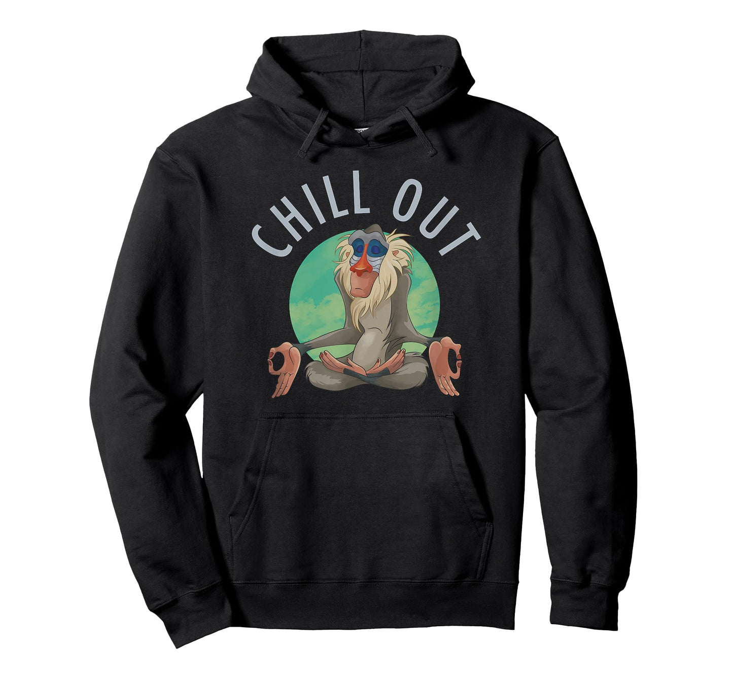 Disney The Lion King Rafiki Chill Out Meditation Logo T-Shirt