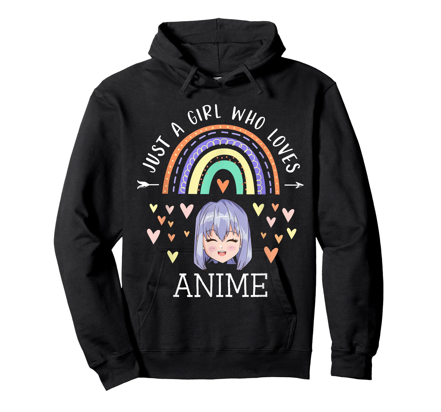 Just A Girl Who Loves Anime Rainbow Gifts For Anime Lover T-Shirt