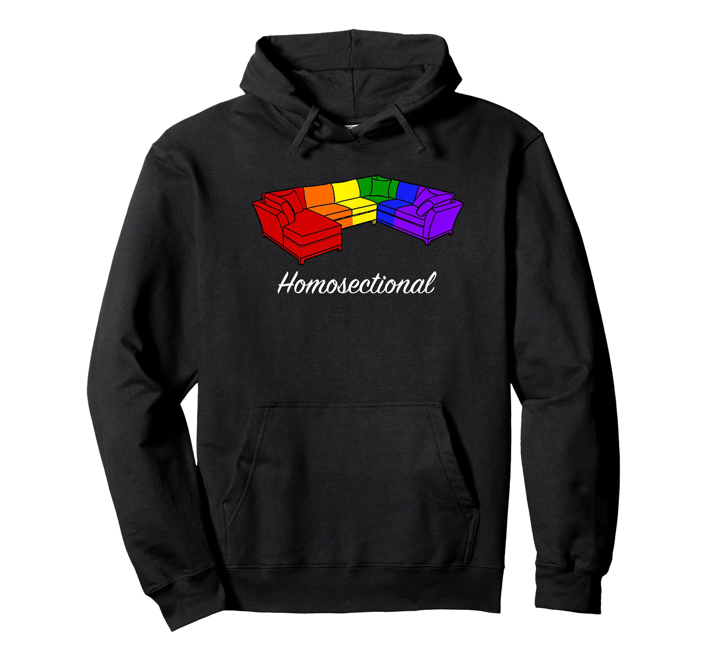 Homosectional - Gay Pride - Rainbow - Funny t-shirt T-Shirt