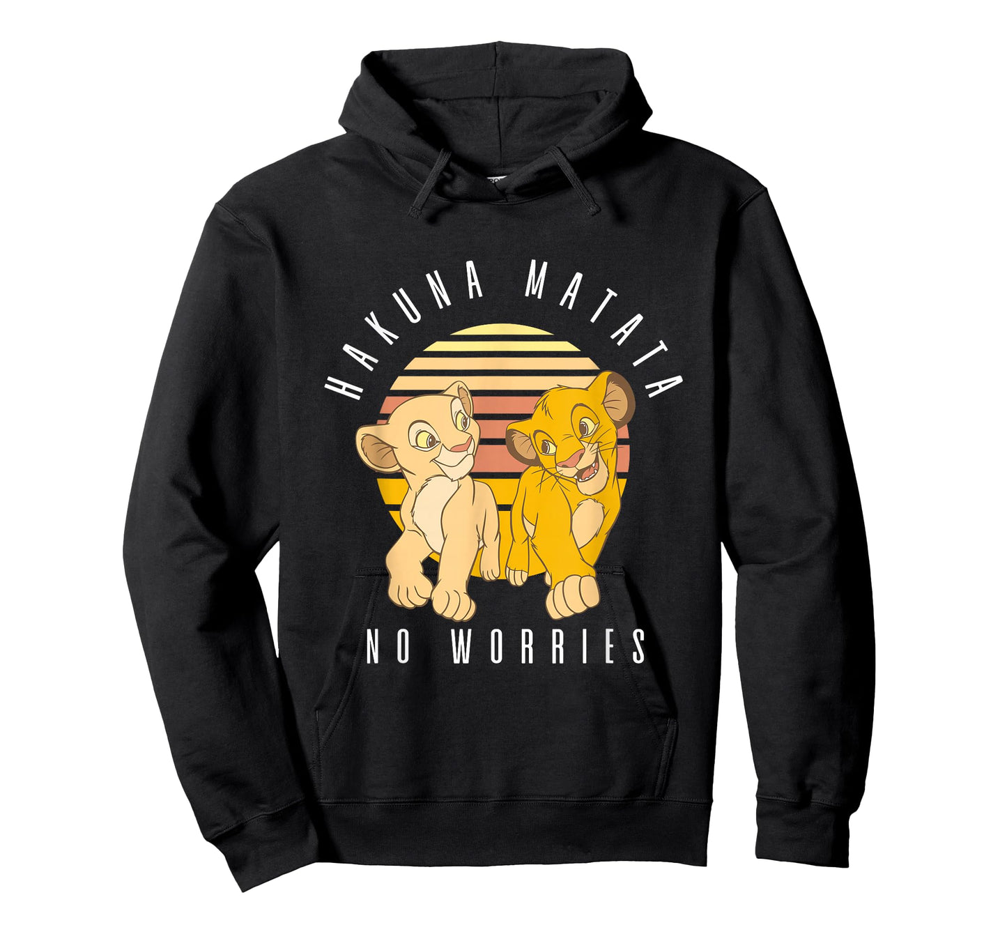 Disney The Lion King Simba and Nala Cute Sunset T-Shirt