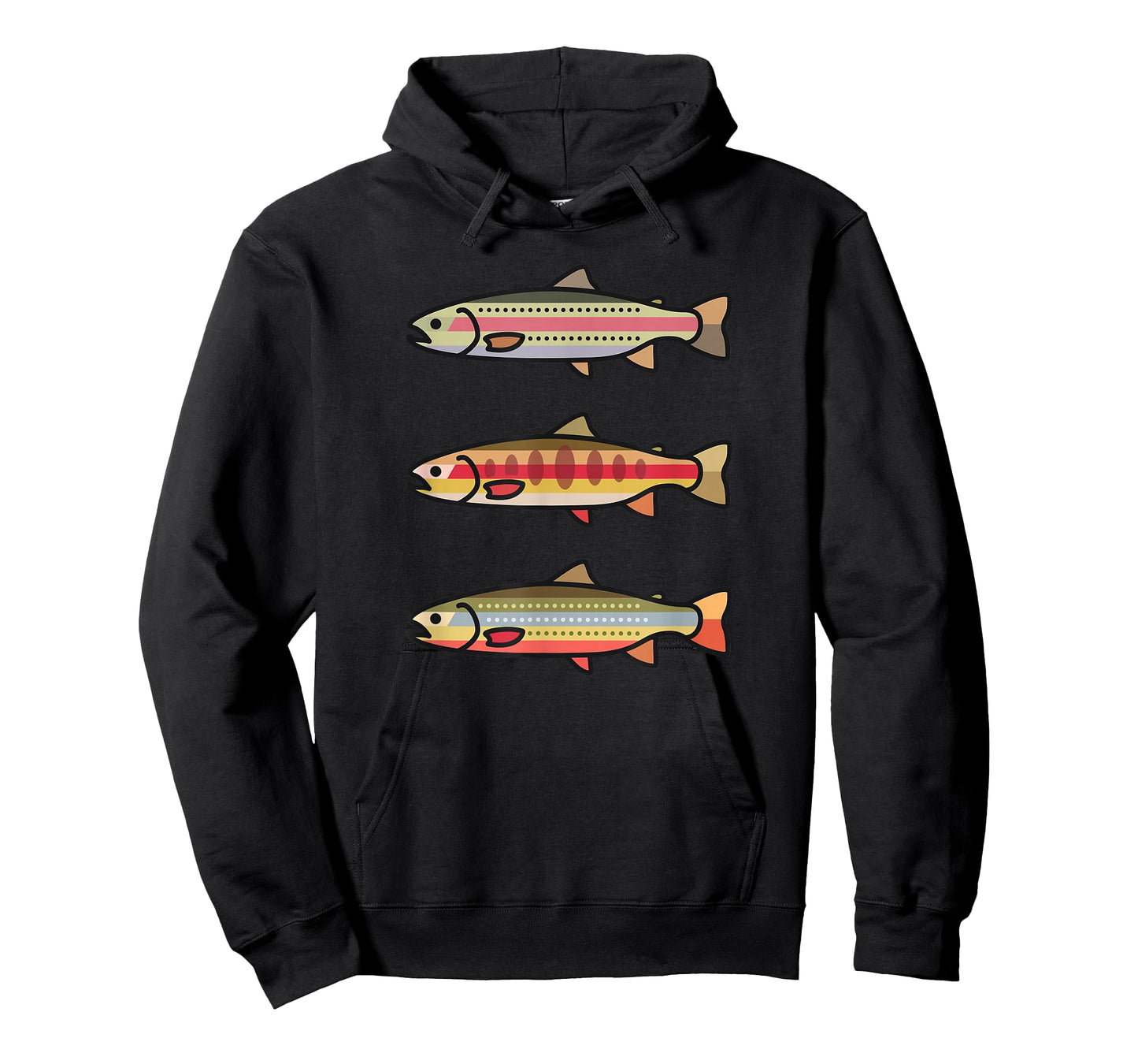 Rainbow Golden Brook Trout T-Shirt Fishing Gift for Anglers T-Shirt