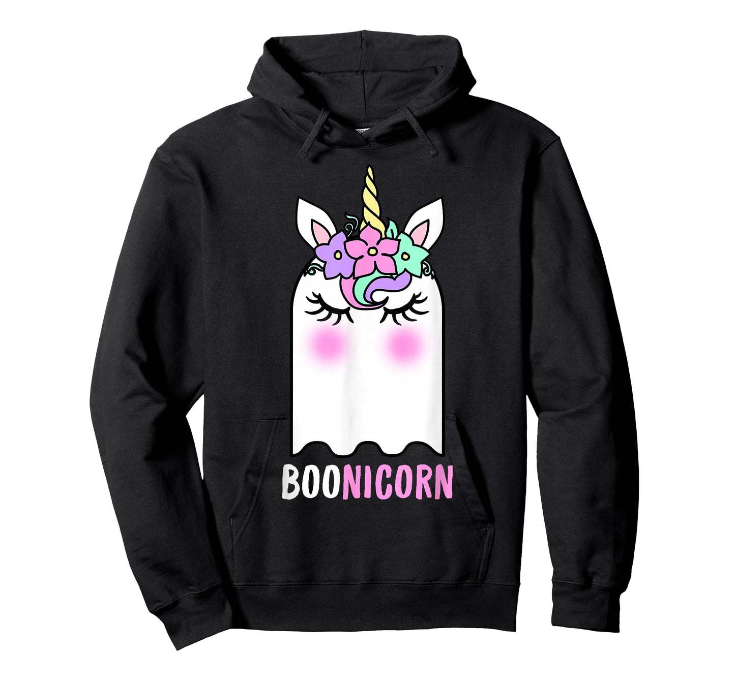 Boonicorn Unicorn Ghost, Unicorn Halloween Shirt for Girls T-Shirt
