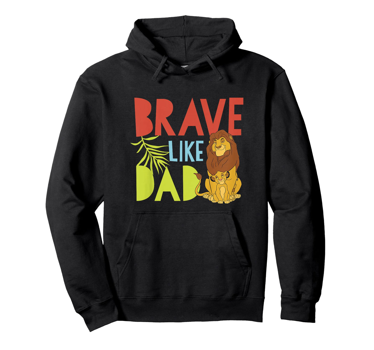 Kids Disney The Lion King Mufasa And Simba Brave Like Dad T-Shirt