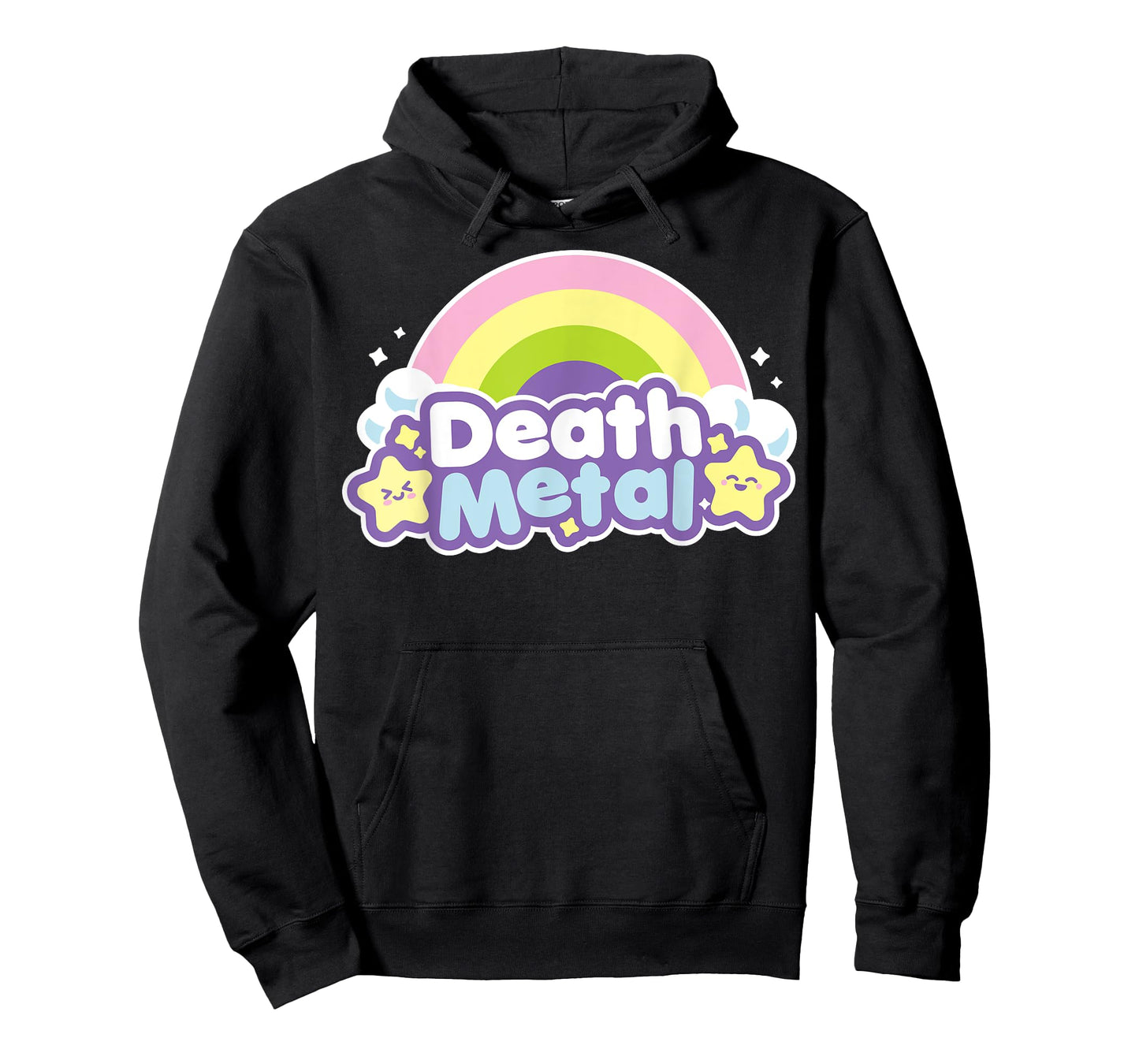 Death Metal Rainbow Halloween Shirt Unicorn Rock Concert T-Shirt