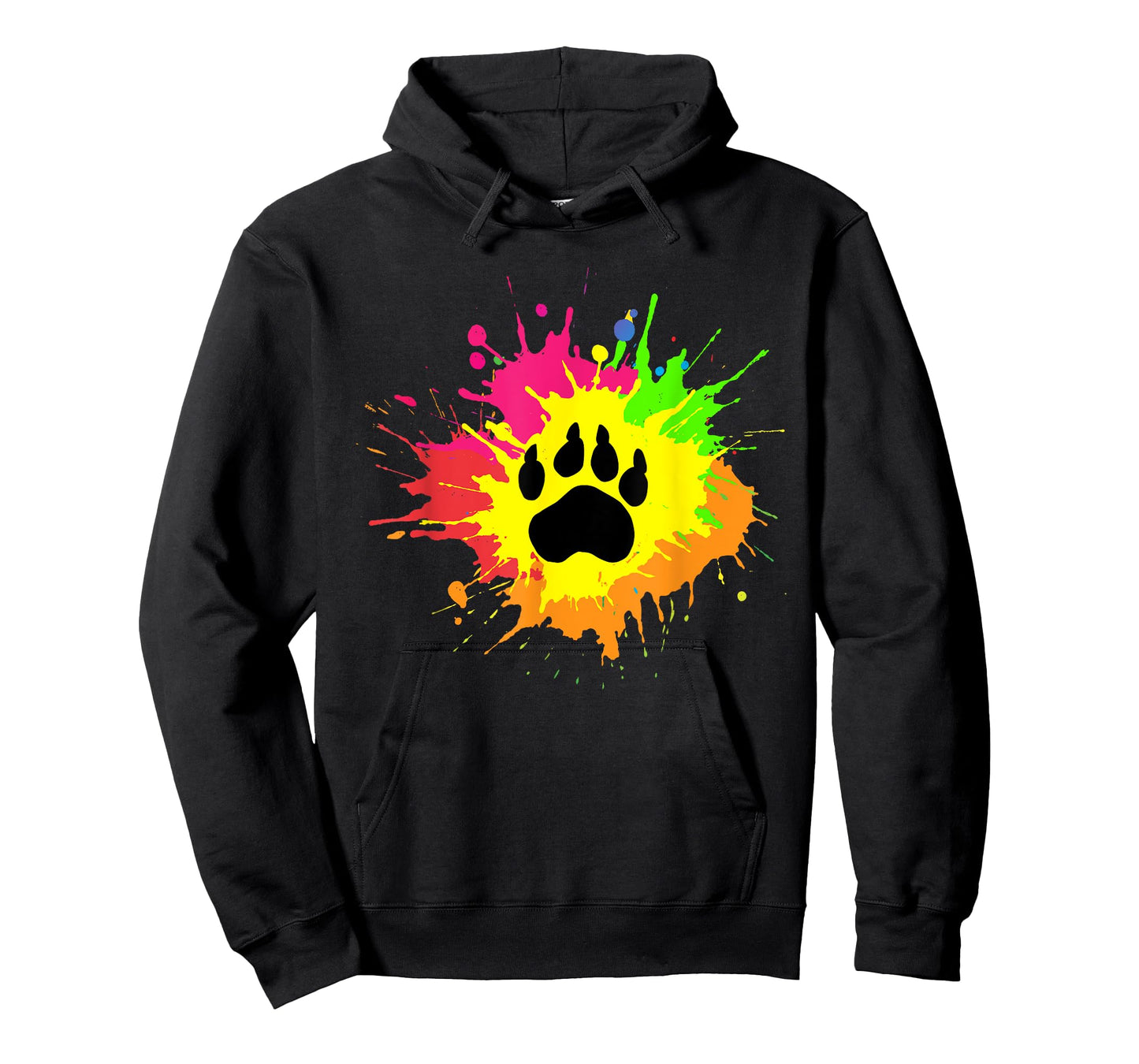 Furry Shirt Rainbow Bear Fursona Wolf Paw Print Gifts T-Shirt