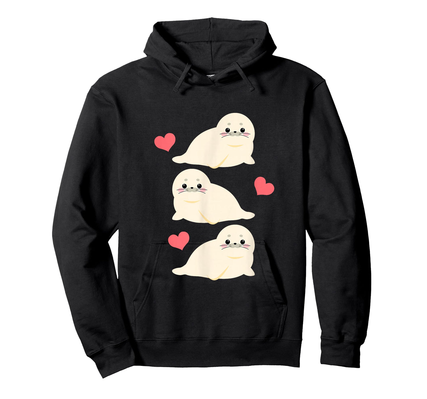 Sea Lions Make Me Happy T-Shirt Gift for Harp Seal Lover Tee T-Shirt