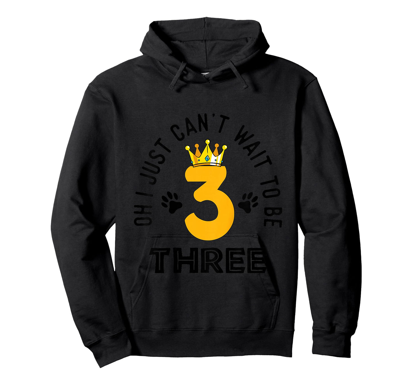 Just Can't Wait To Be Three Kids 3 Year Old Lion Birthday T-Shirt