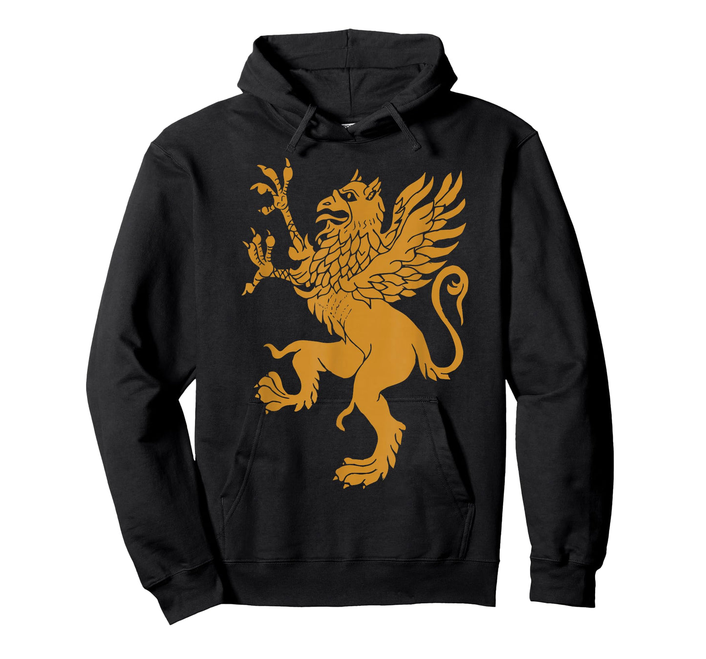 Griffin Gold Eagle Lion Medieval Bird Welsh Design T-Shirt