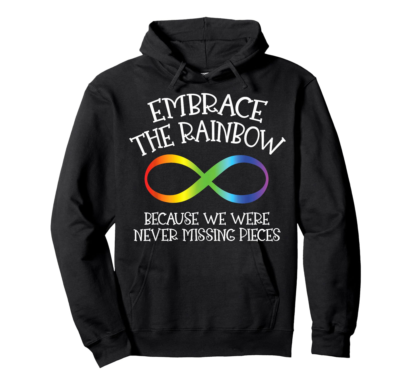 Autism Awareness Embrace The Rainbow Infinity Anti Puzzle T-Shirt