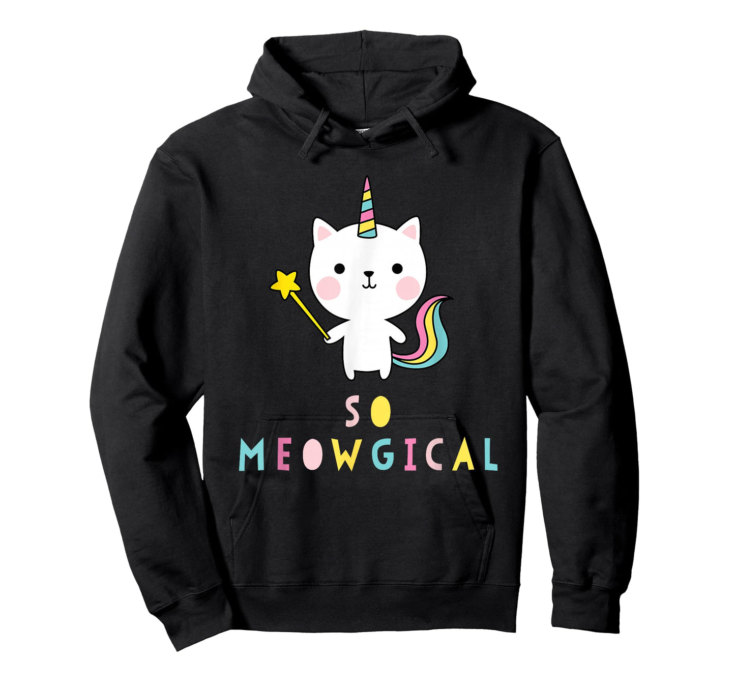 So Meowgical Caticorn Cat Unicorn Rainbow Kittycorn Cute T-Shirt
