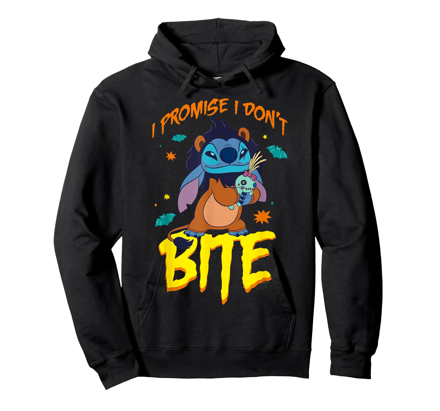 Disney Stitch Scar Costume I Promise I Don't Bite Halloween T-Shirt