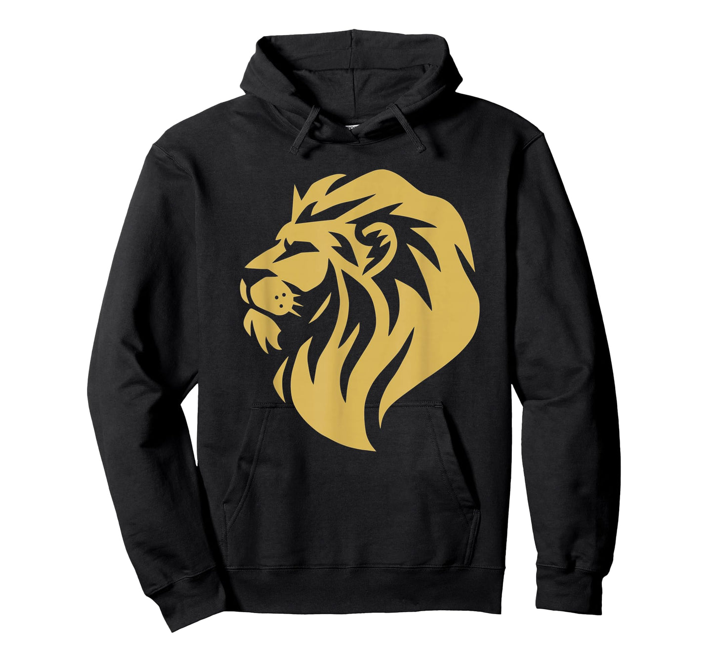 Gold Wilderness Lion Art for Men Women Kids T-Shirt