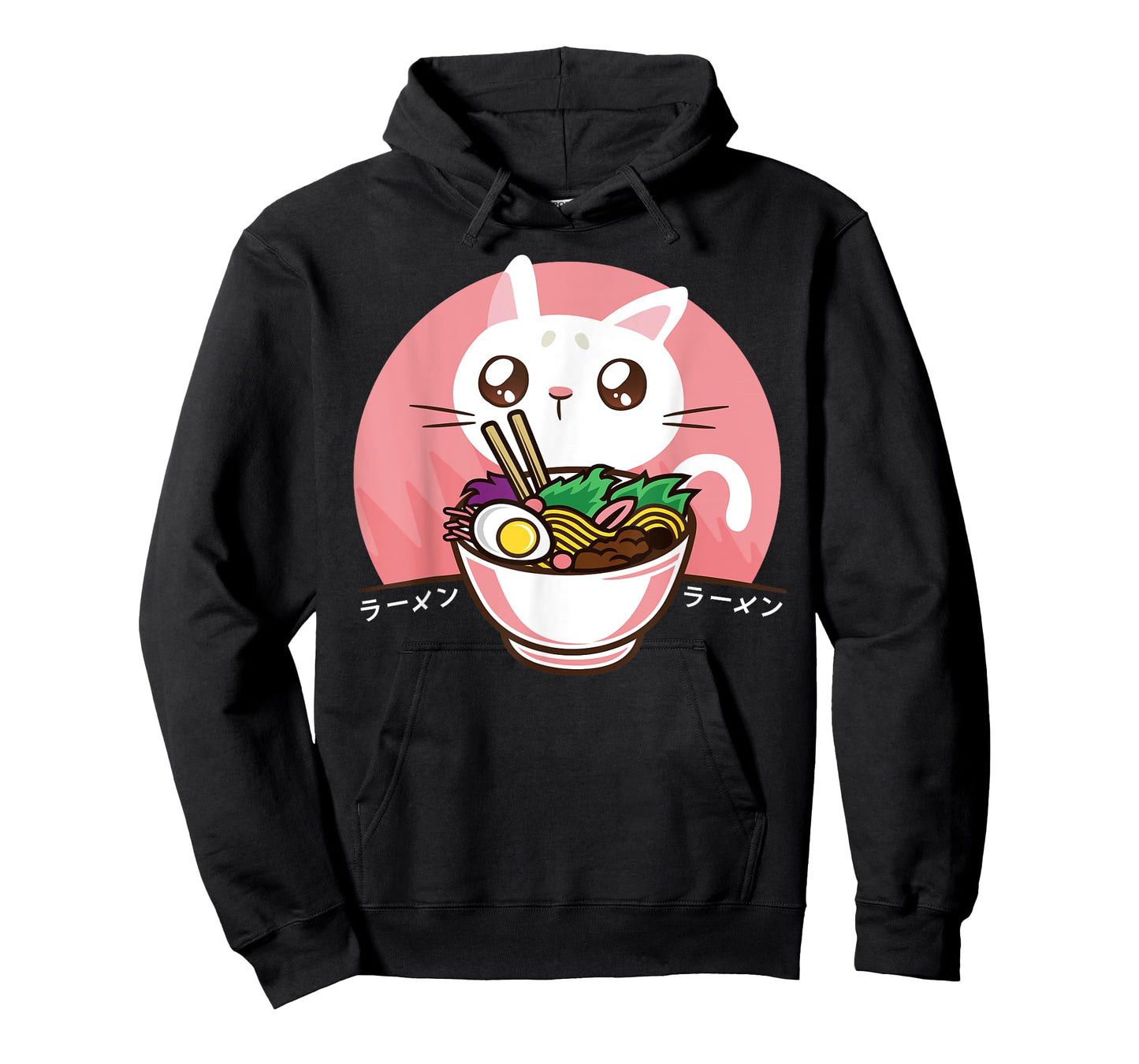 Kawaii Japanese Ramen Noodles Anime Cat Lover Gift T-Shirt