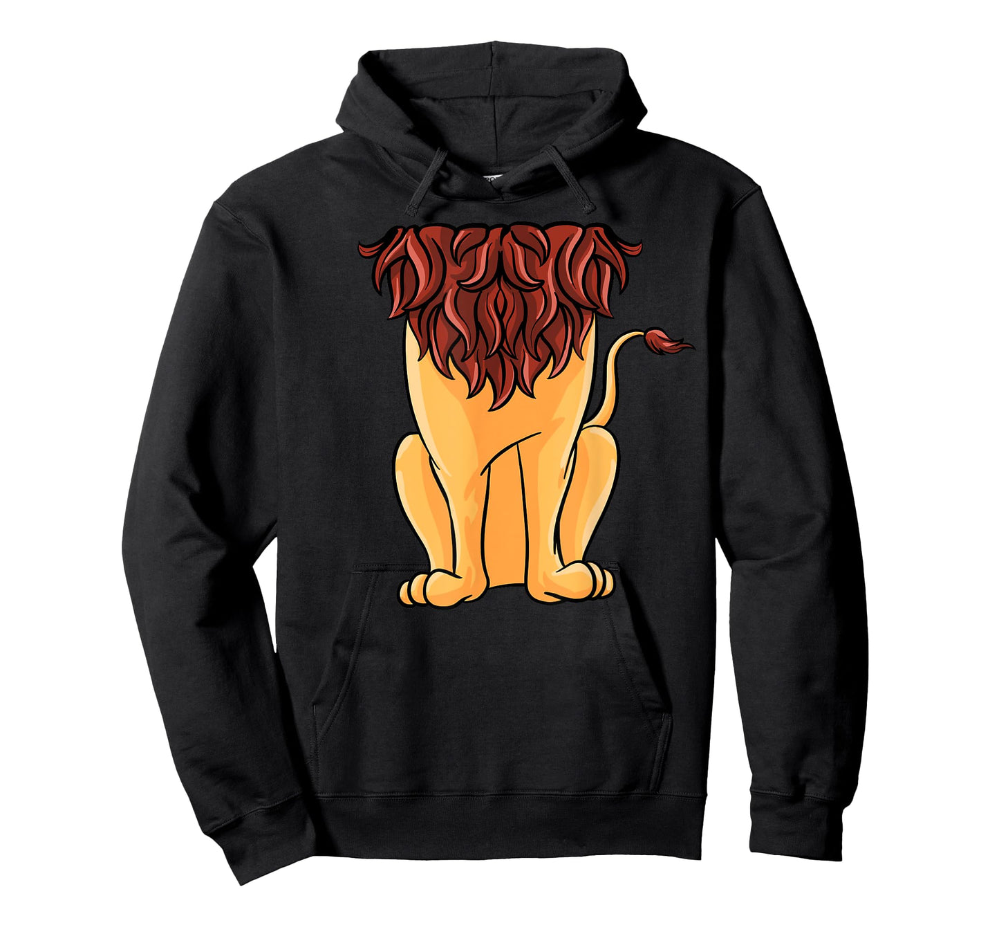 Cute Headless Lion Costume Halloween Funny Big Cat Mane Gift T-Shirt