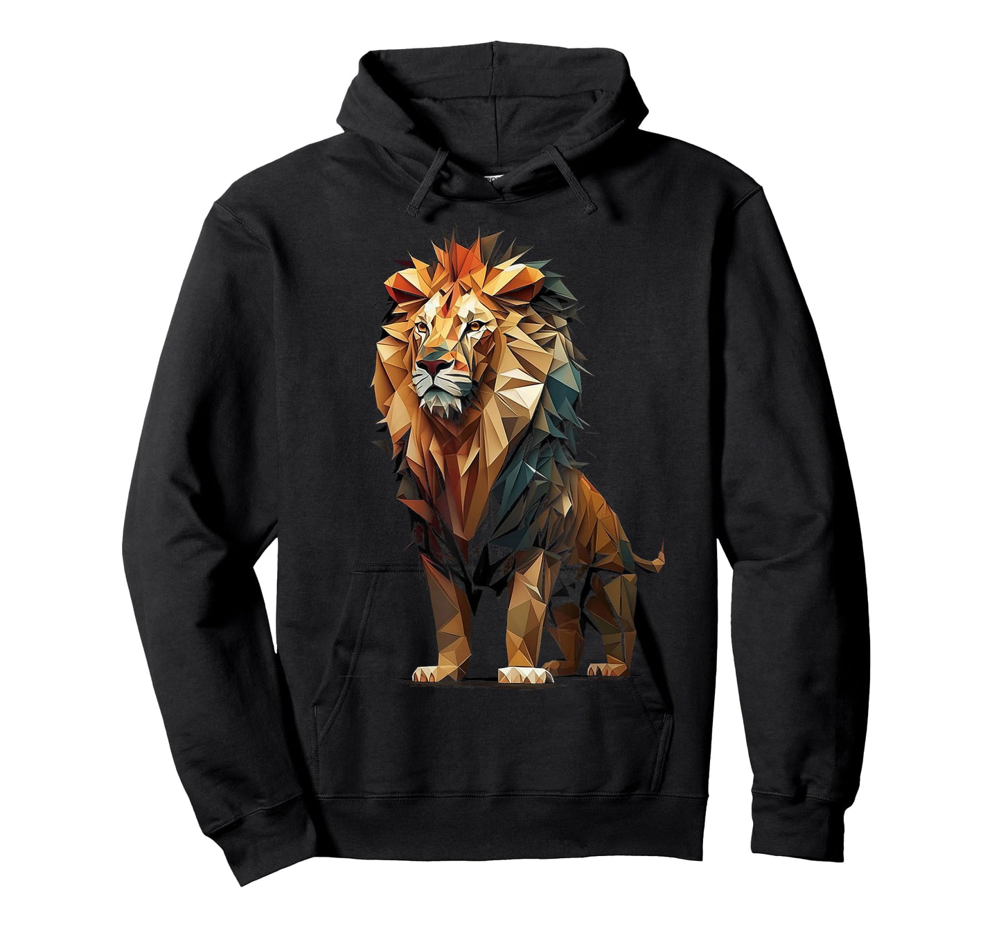 Lion colorful lions King Of Animals From Africa Polygon T-Shirt