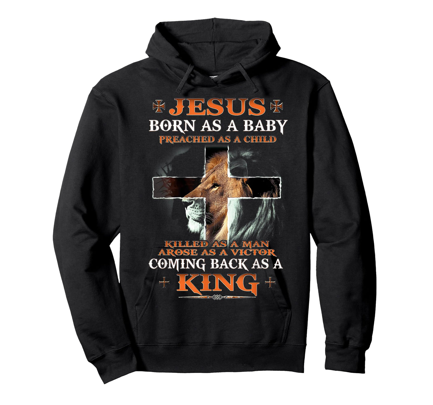 Jesus Born As A Baby Coming Back As A King Christian T-Shirt