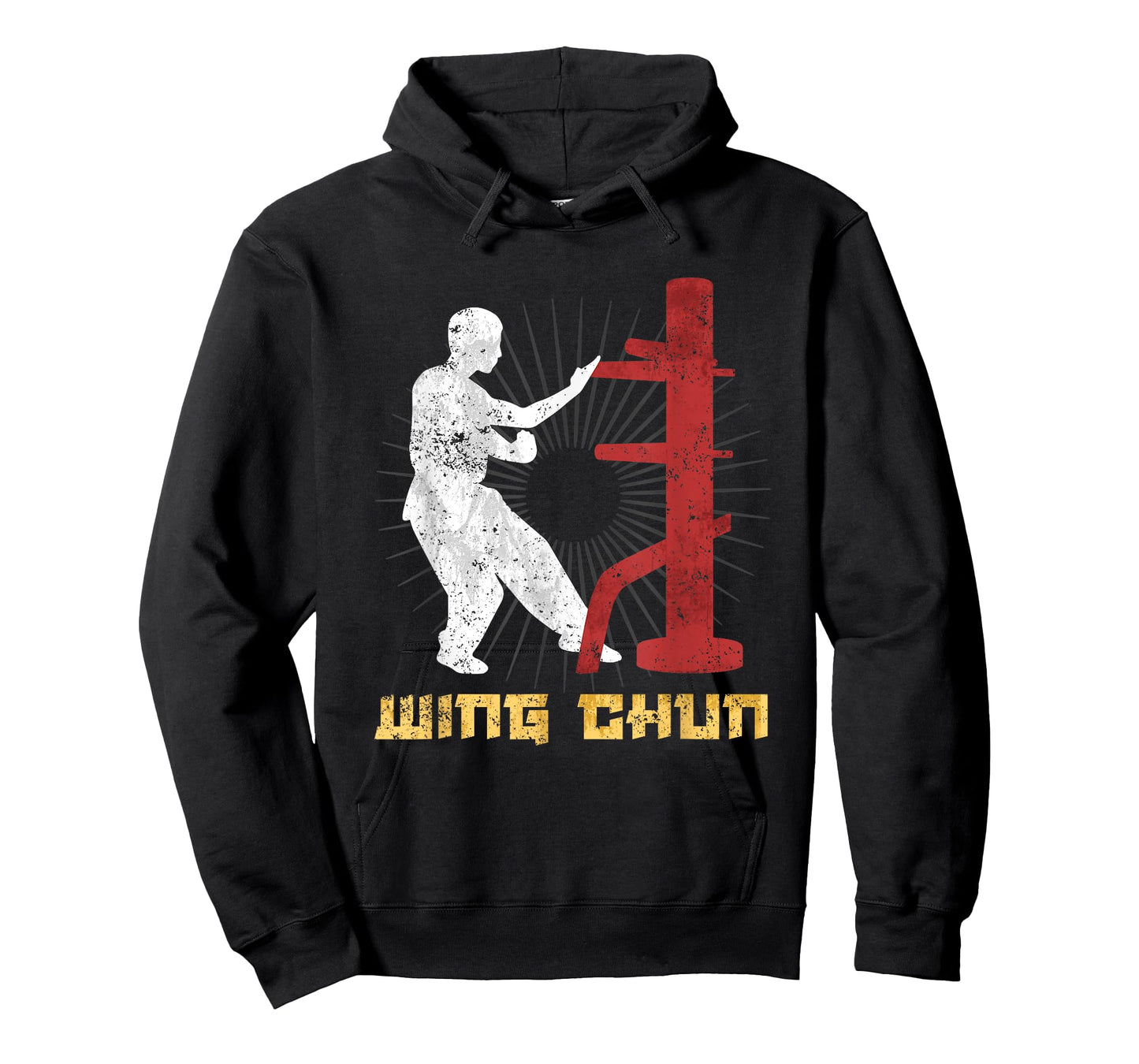 Wing Chun Dummy Chinese Kung Fu Martial Arts Fighter T-Shirt