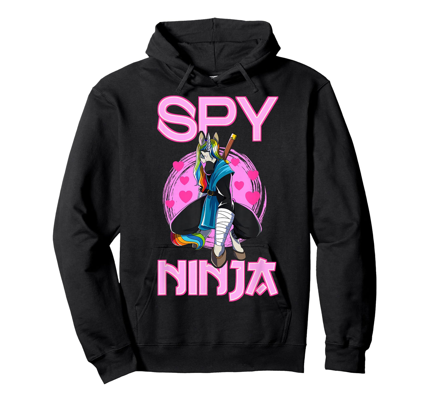 Spy Ninja Unicorn Gamer Rainbow Spies Samurai T-Shirt