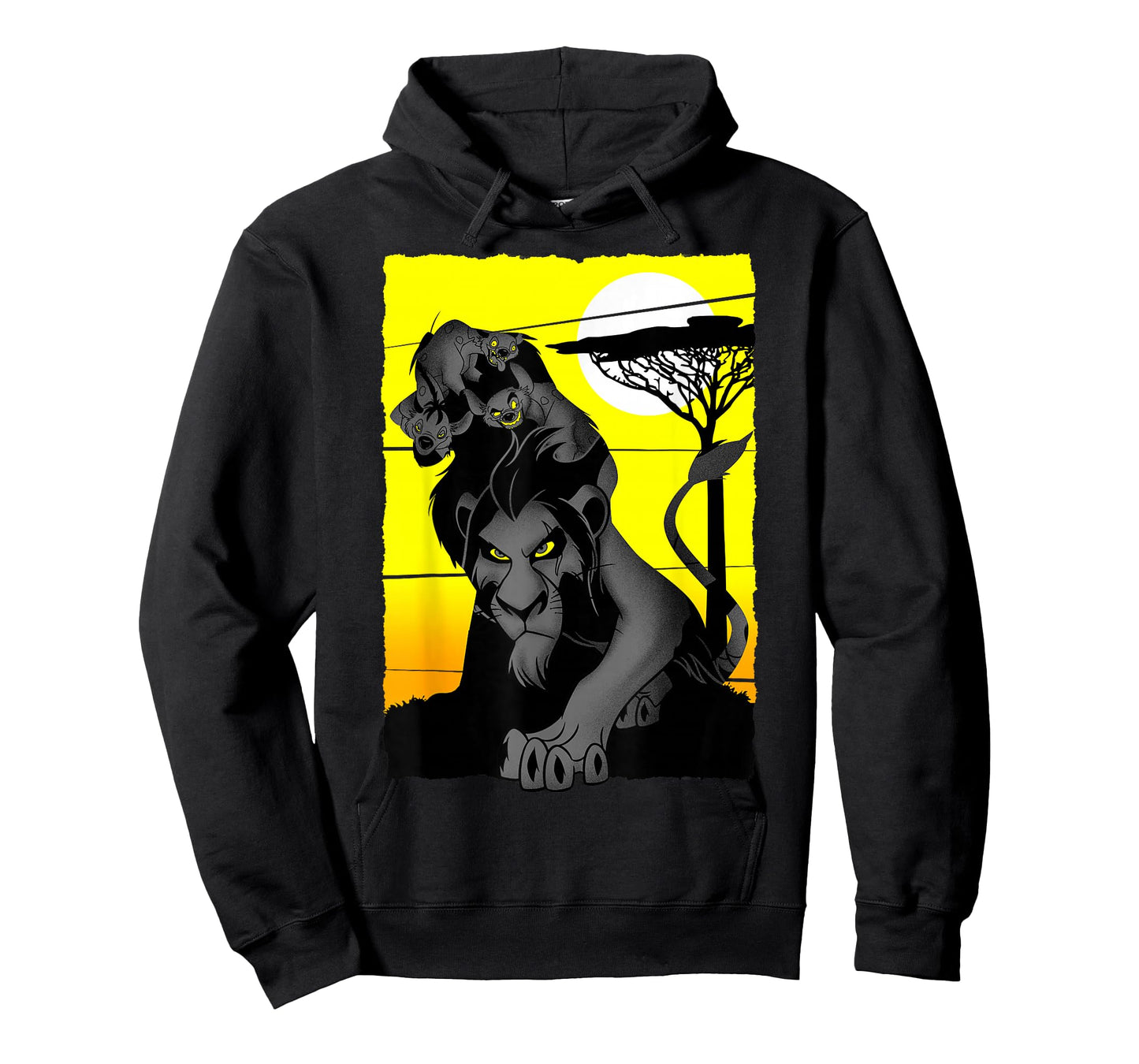 Disney Lion King Scar and Hyenas Sahara Group Poster T-Shirt