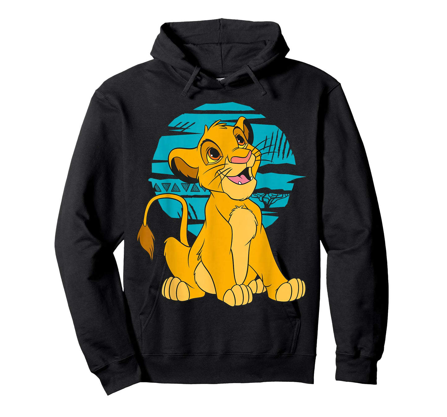 Disney The Lion King Young Simba Happy Blue Retro T-Shirt